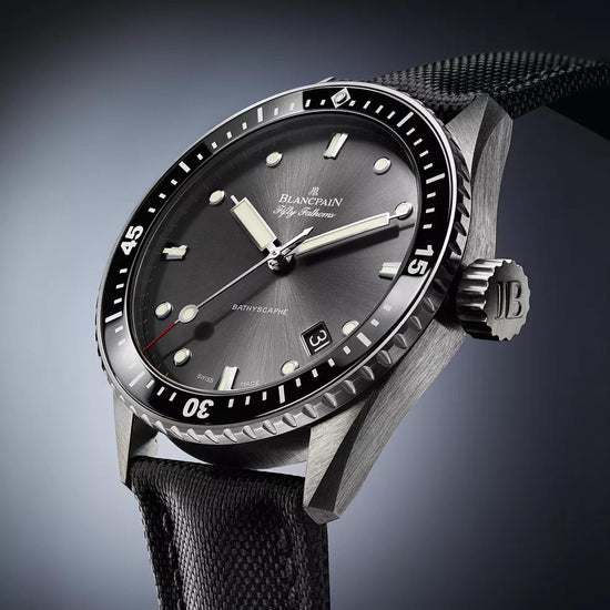 Blancpain Replica Watch Fifty Fathoms Bathyscaphe, Stainless Steel, 43mm, 5000-1110-B52A