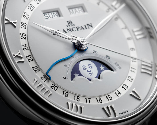 Blancpain Replica Watch Villeret Ultra Slim Moonphase and Complete Calender, Stainless Steel, 40 mm, 6654A-1127-55B