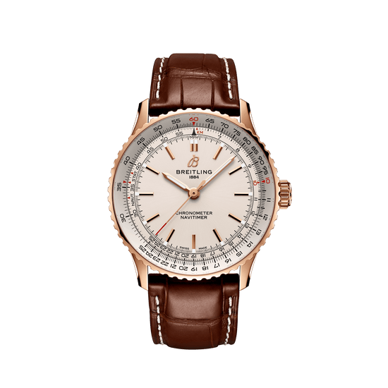 Breitling Replica Watch Navitimer Automatic 41, Small-scale traceable 18k Red Gold, R17329F41G1P1