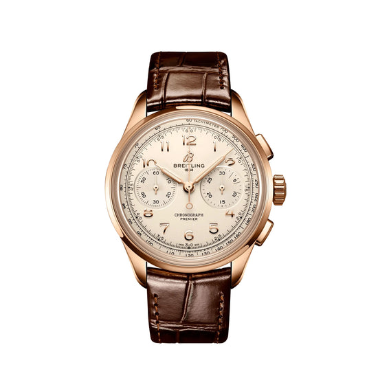 Breitling Replica Watch Premier B09 Chronograph 40 18k Red Gold RB0930371G1P1