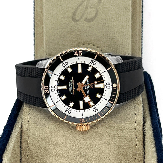 Breitling Replica Watch Superocean Automatic 42, Stainless Steel and 18k Red Gold, 42mm, U17375211B1S1
