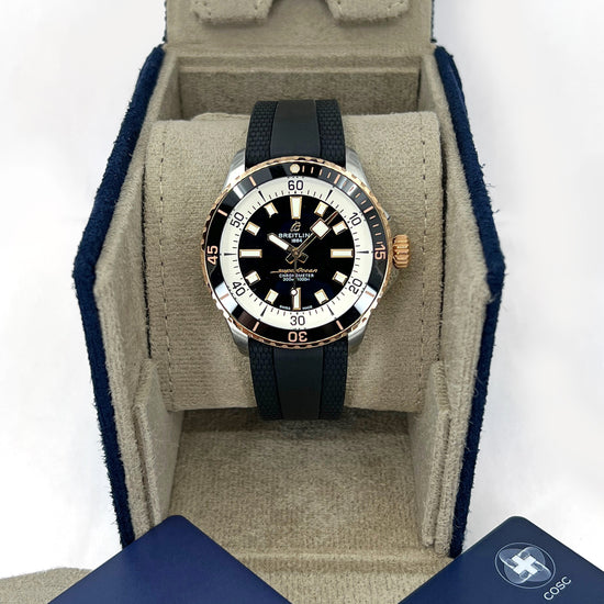 Breitling Replica Watch Superocean Automatic 42, Stainless Steel and 18k Red Gold, 42mm, U17375211B1S1