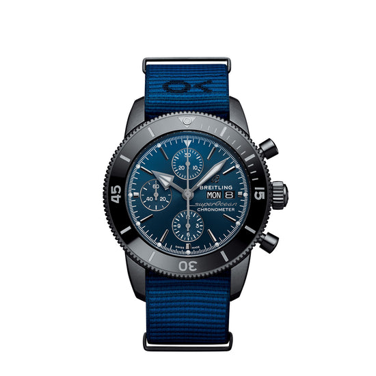 Breitling Replica Watch Superocean Heritage Chronograph 44 Outerknown DLC-Coated Stainless Steel M133132A1C1W1