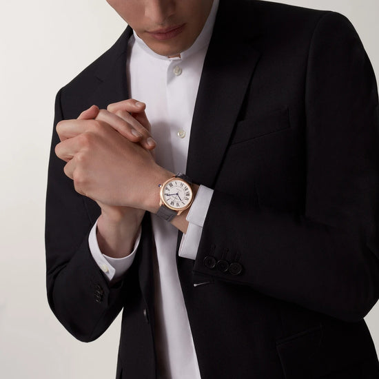 Cartier Replica Watch Ronde Louis Cartier Replica Watch, 18k Rose Gold, 40mm, WGRN0011