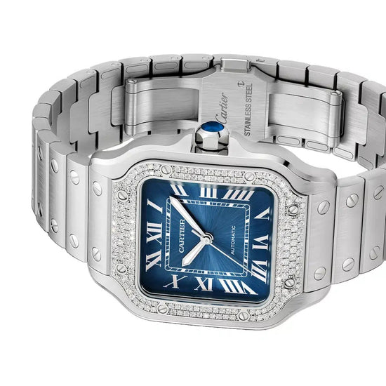 Cartier Replica Watch Santos de Cartier Replica Watch, Stainless Steel, 35.1mm, W4SA0006