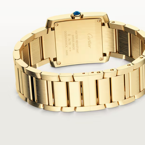 Cartier Replica Watch Tank Francaise, 18k Yellow Gold, 32mm x 27mm, WGTA0113