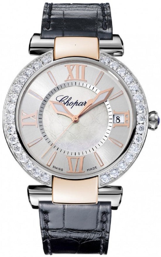 Chopard Replica Watch Imperiale Automatic, Stainless Steel, 18k Rose Gold and Diamonds, 40mm, 388531-6003
