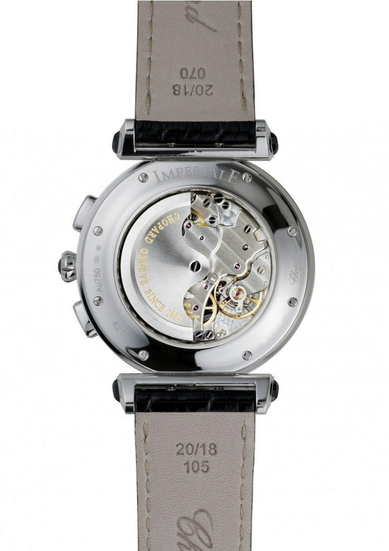 Chopard Replica Watch Imperiale Chrono, 18k White Gold and Diamonds, 40mm, 384211-1001