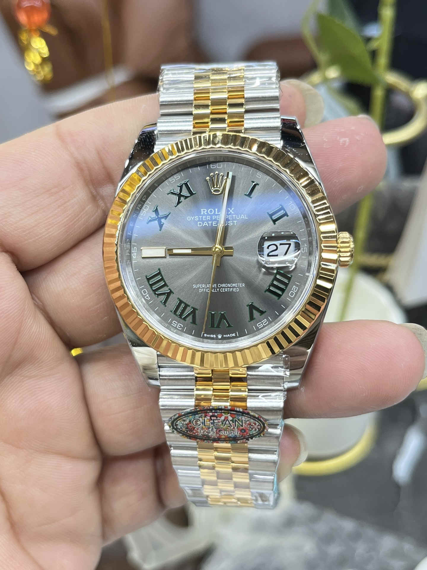 126333-0019 – Two-Tone Datejust 41 Wimbledon Dial