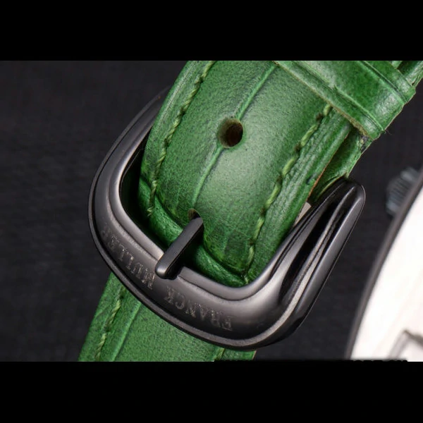 Franck Muller Casablanca Green Croco Leather Band new59726