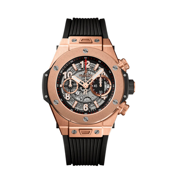 Hublot Replica Watch Big Bang Unico King Gold 45mm, 411.OX.1180.RX