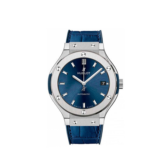 Hublot Replica Watch Classic Fusion Titanium Blue 38mm, 565.NX.7170.LR