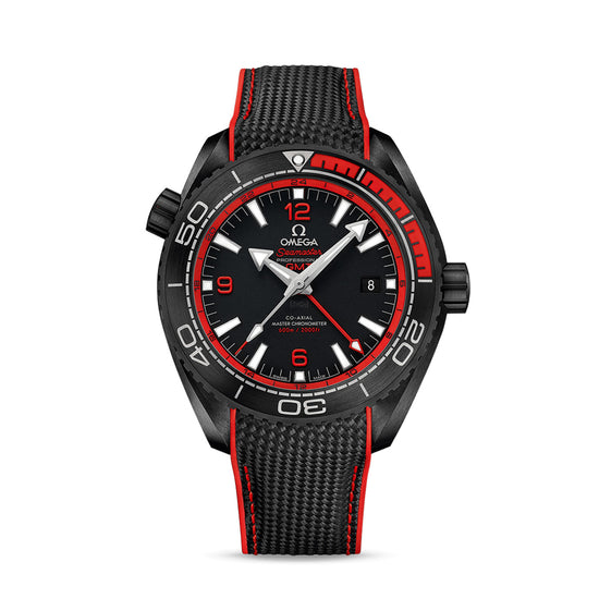 Omega Replica Watch Seamaster PLANET OCEAN 600M CO‑AXIAL MASTER CHRONOMETER GMT 215.92.46.22.01.003