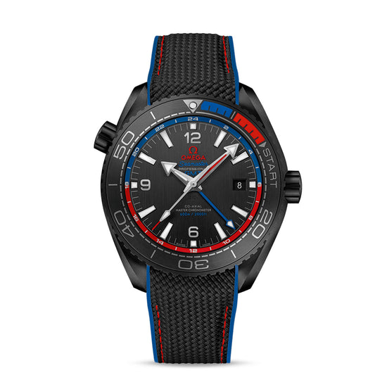 Omega Replica Watch Seamaster PLANET OCEAN 600M CO‑AXIAL MASTER CHRONOMETER GMT 215.92.46.22.01.004
