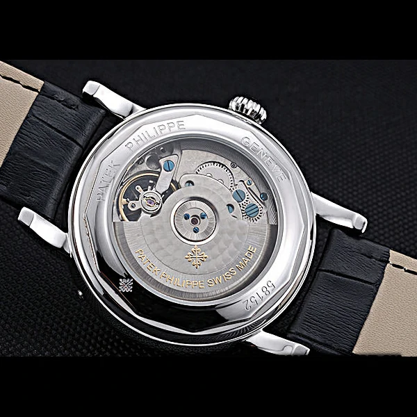 Patek Philippe Geneve Grand Complications Black Face Tourbillon Stainless Steel Black Band new60614
