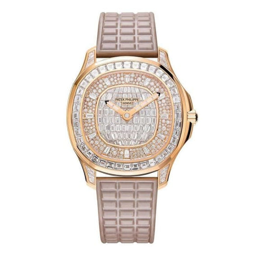 Patek Philippe Replica Watch Aquanaut Luce Haute Joaillerie, 18k Rose Gold with 313 diamonds ~7,9ct, 38,8mm, 5062/450R-001