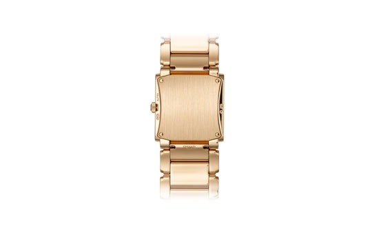 Patek Philippe Replica Watch Twenty~4 Quartz Ladies Watch, 18k Rose Gold with 34 Diamond (~0.57 ct), 25.1 x 30 mm, 4910/1201R-001