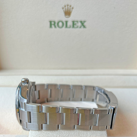 Pre-owned Rolex Replica Watch, Oyster Perpetual Ladies, Pink Dial, 34mm, Oystersteel, 124200-0004