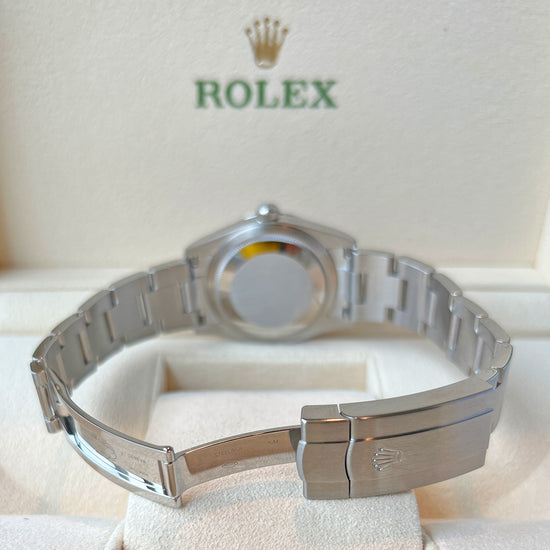 Pre-owned Rolex Replica Watch, Oyster Perpetual Ladies, Pink Dial, 34mm, Oystersteel, 124200-0004