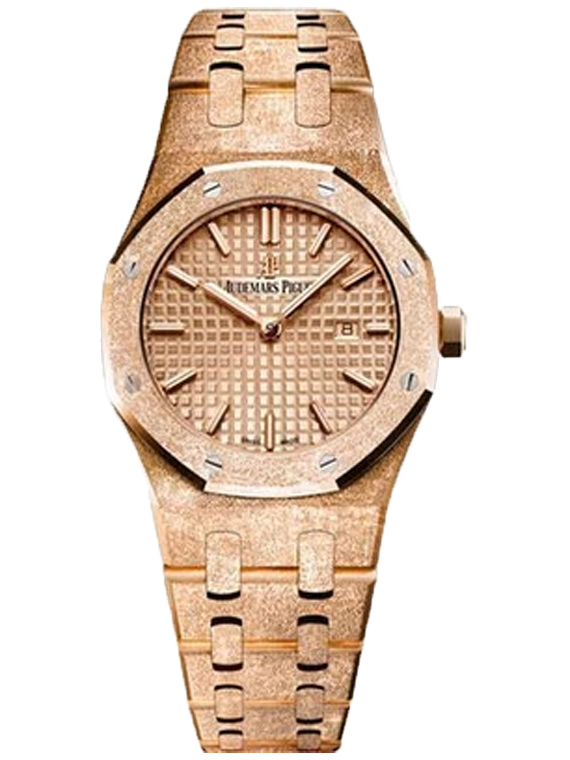 Replica Audemars Piguet Royal Oak Frosted Gold Quartz Watch 67653OR.GG.1263OR.02