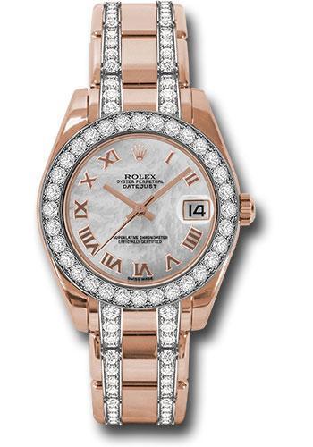 Replica Rolex Datejust Pearlmaster 34mm Watch: 81285 mrdp
