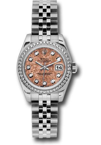 Replica Rolex Lady Datejust 26mm Watch 179384 pgcdj