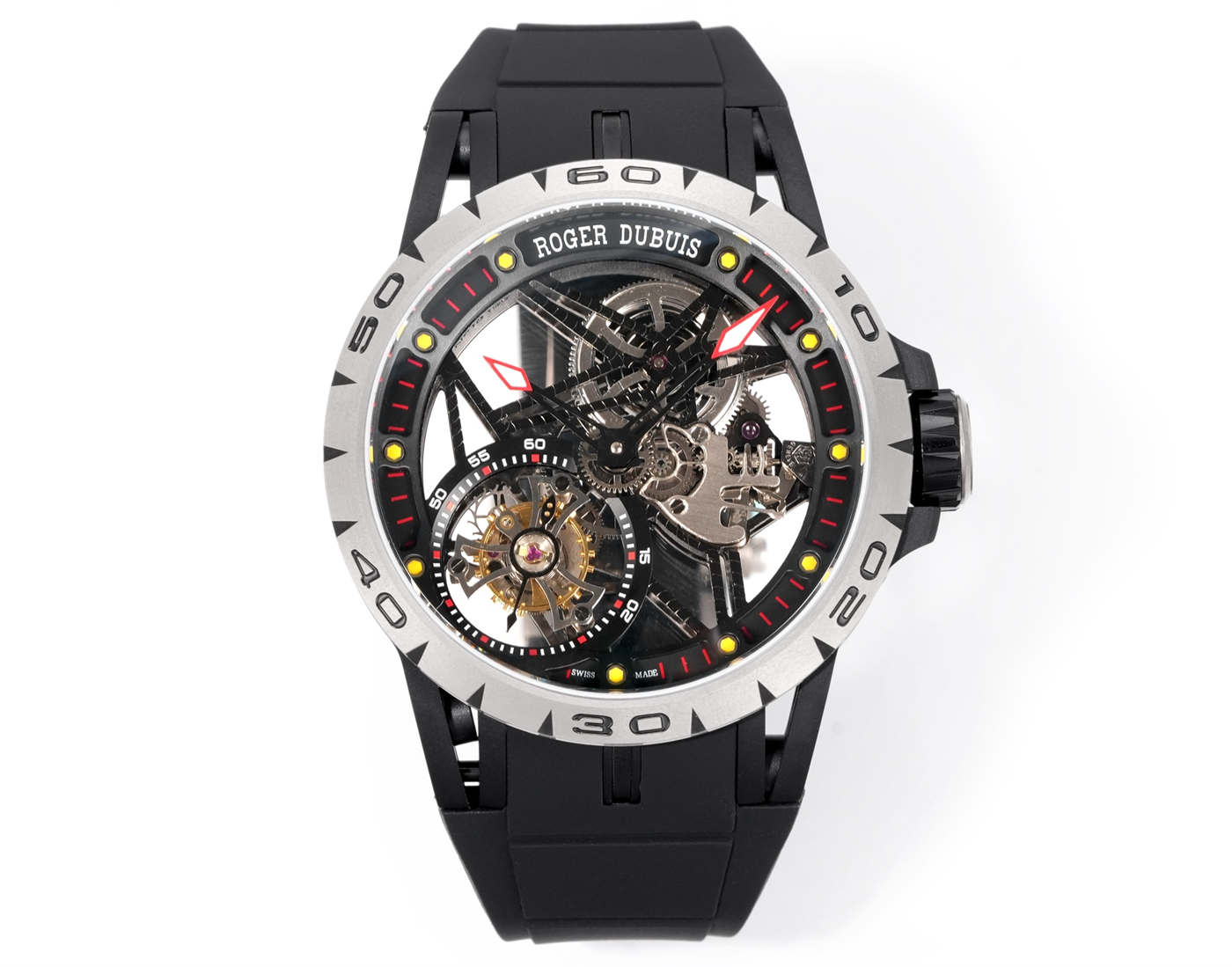 Roger Dubuis Tourbillon Replica – Excalibur Spider Titanium (NEW Factory V4)