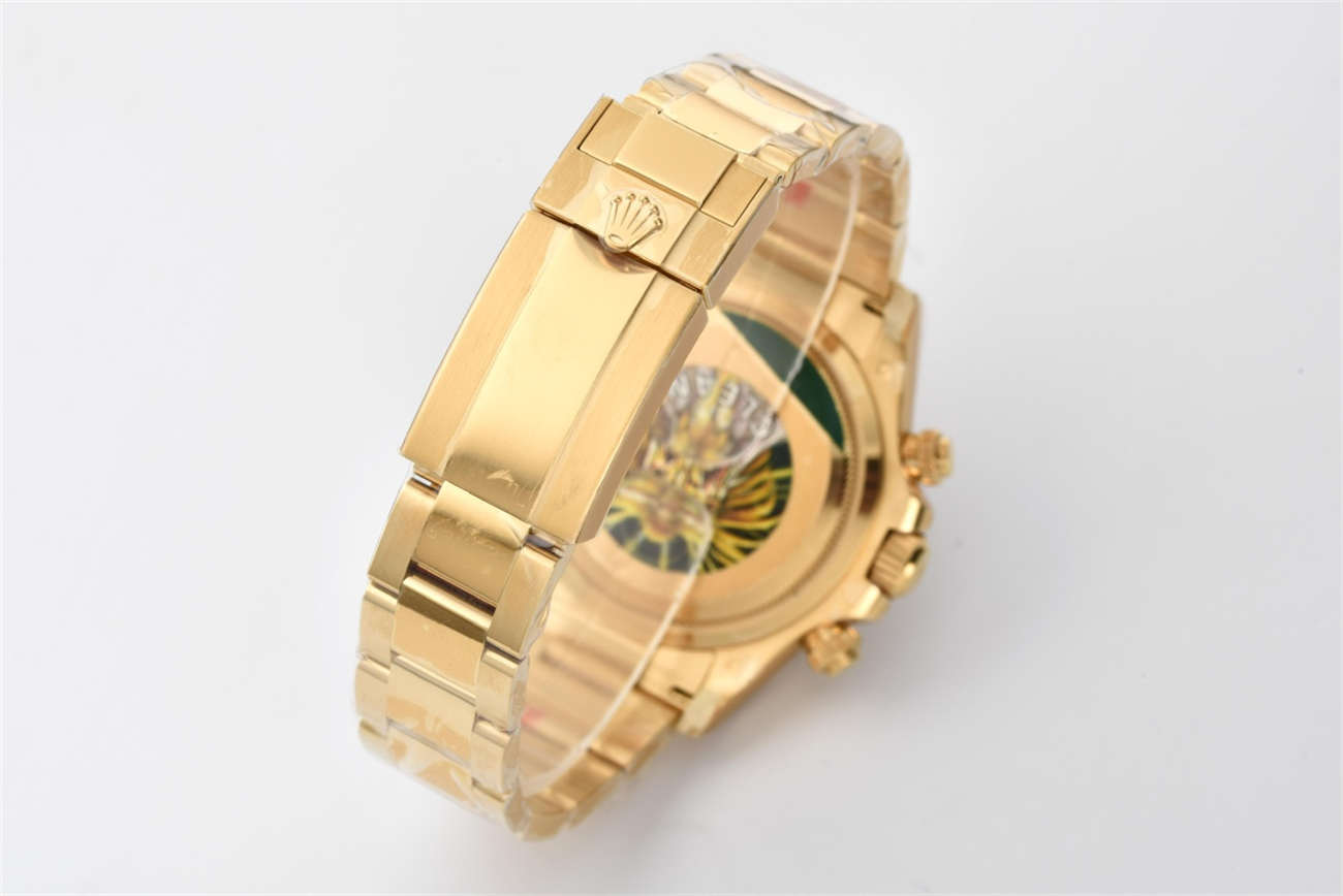 Rolex Daytona 126508 Replica – Yellow Gold White Dial (4131)