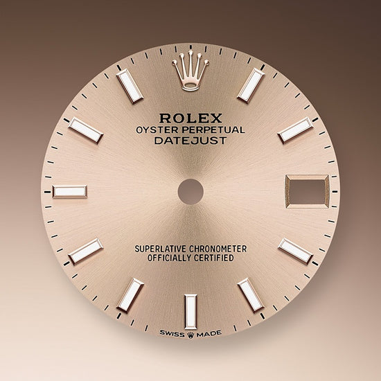Rolex Replica Watch Datejust 31, Oystersteel, 18kt Everose Gold and diamonds, 278341RBR-0010