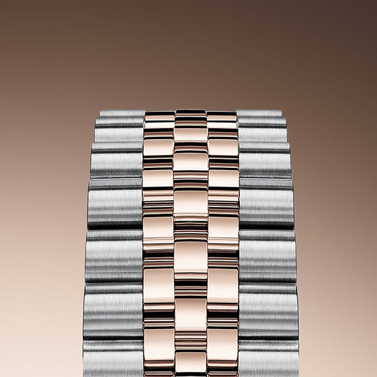 Rolex Replica Watch Datejust 31, Oystersteel, 18kt Everose Gold and diamonds, 278341RBR-0010