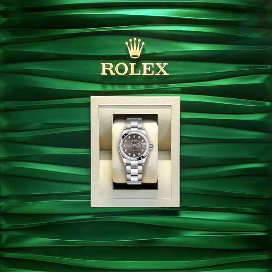 Rolex Replica Watch Datejust 31, Oystersteel, 18kt White Gold and diamonds, 278344RBR-0008