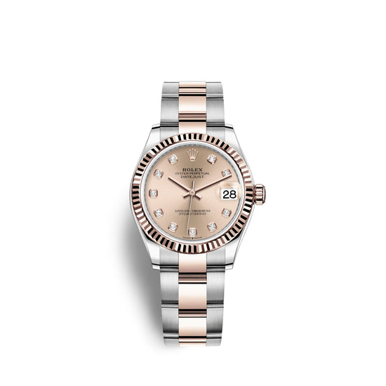 Rolex Replica Watch Datejust 31, Oystersteel and 18k Everose Gold, 278271-0023