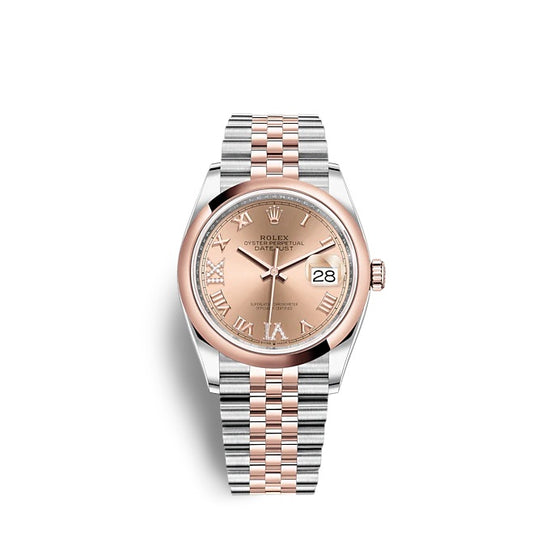 Rolex Replica Watch Datejust 36 Oystersteel and Everose gold 126201-0027
