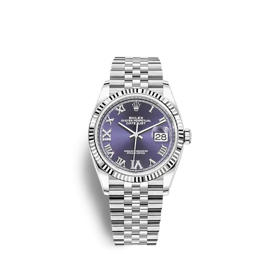 Rolex Replica Watch Datejust 36 Oystersteel and white gold 126234-0021