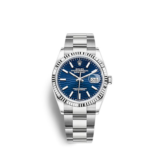 Rolex Replica Watch Datejust 36 Oystersteel and white gold 126234-0050