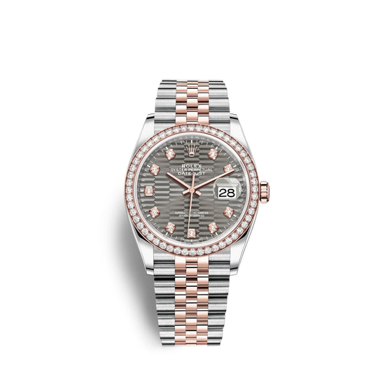 Rolex Replica Watch Datejust 36mm, Oystersteel and 18k Everose Gold, 126281rbr-0029