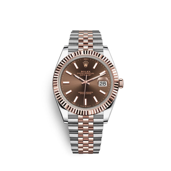 Rolex Replica Watch Datejust 41, 18k Everose Gold and Stainless Steel, 41mm, 126331-0002