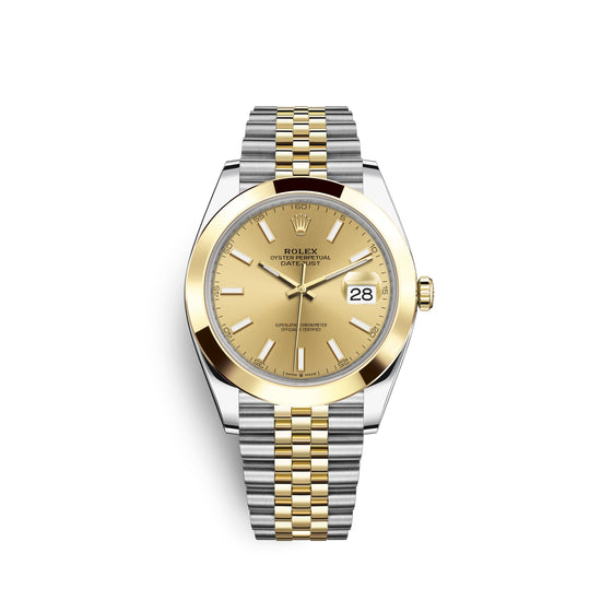 Rolex Replica Watch Datejust 41, 18k Yellow Gold and Stainless Steel, 41mm, 126303-0010
