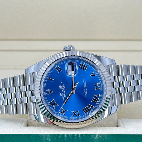 Rolex Replica Watch Datejust 41, Stainless Steel and 18k White Gold, 41mm, 126334-0026