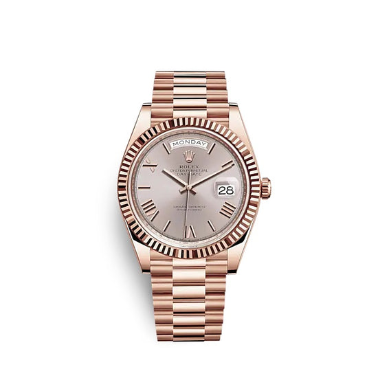 Rolex Replica Watch Day-Date 40 Everose gold 228235-0001