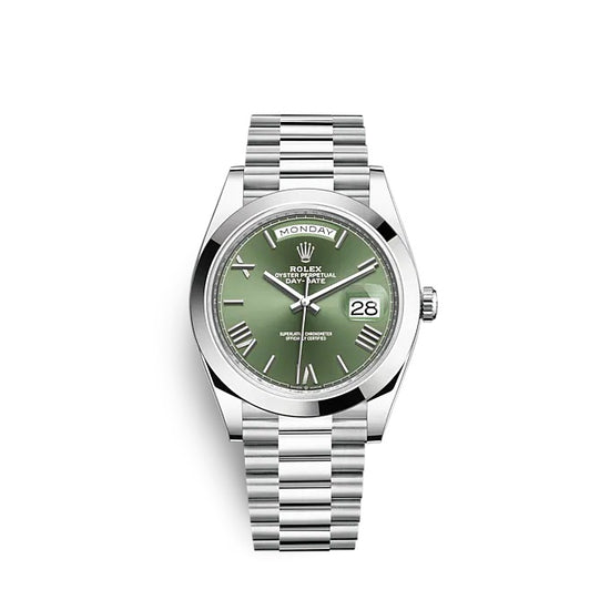 Rolex Replica Watch Day-Date 40 Platinum 228206-0027