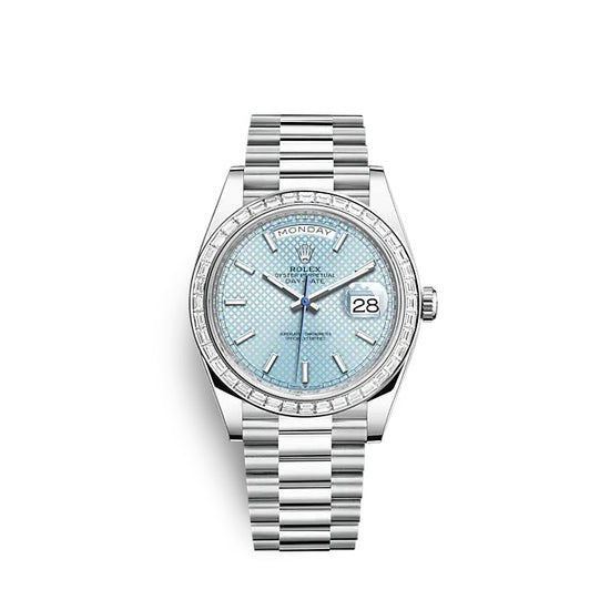 Rolex Replica Watch Day-Date 40 Platinum 228396TBR-0001
