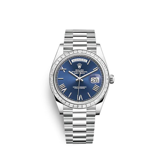 Rolex Replica Watch Day-Date 40 Platinum 228396TBR-0026