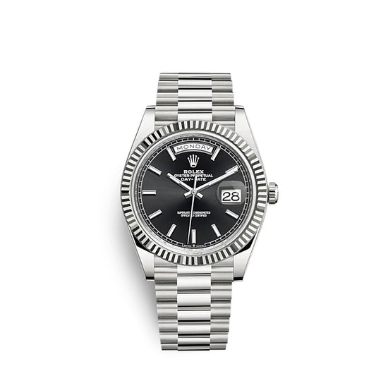 Rolex Replica Watch Day-Date 40 White gold 228239-0004