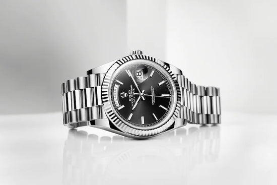 Rolex Replica Watch Day-Date 40 White gold 228239-0004
