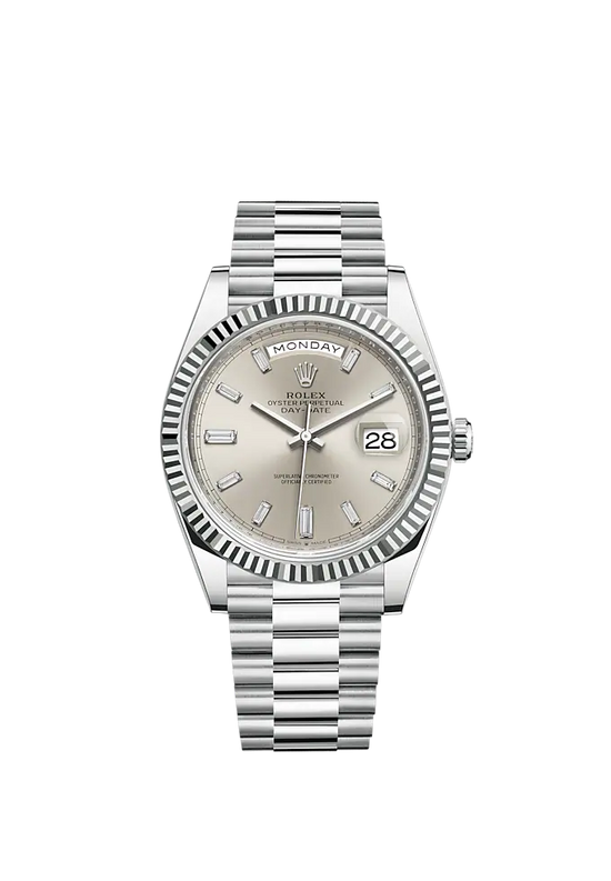 Rolex Replica Watch Day-Date, 40mm, Platinum, 228236-0002