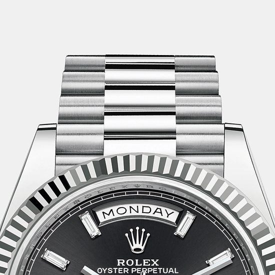 Rolex Replica Watch Day-Date, 40mm, Platinum, 228236-0004