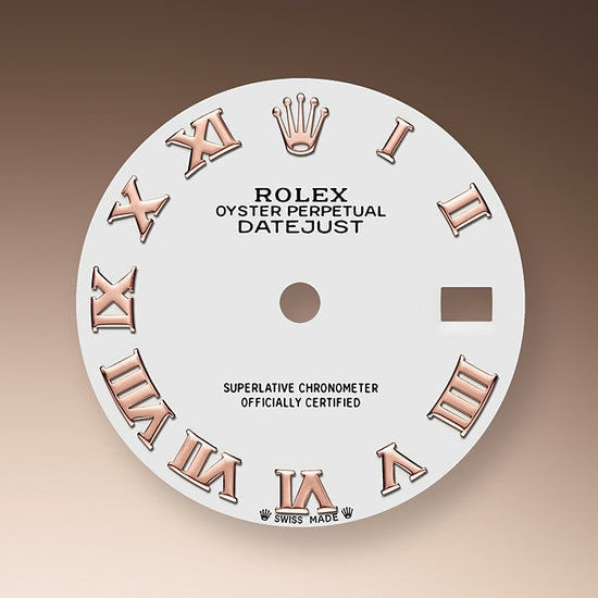 Rolex Replica Watch Lady-Datejust 28, 18k Everose Gold, 279175-0021