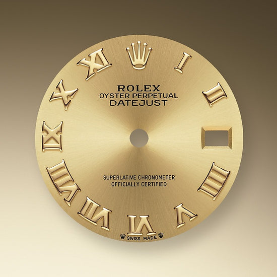 Rolex Replica Watch Lady-Datejust 28, 18k Yellow Gold, 279178-0022