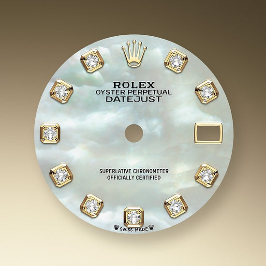 Rolex Replica Watch Lady-Datejust 28, 18k Yellow Gold, 279178-0026